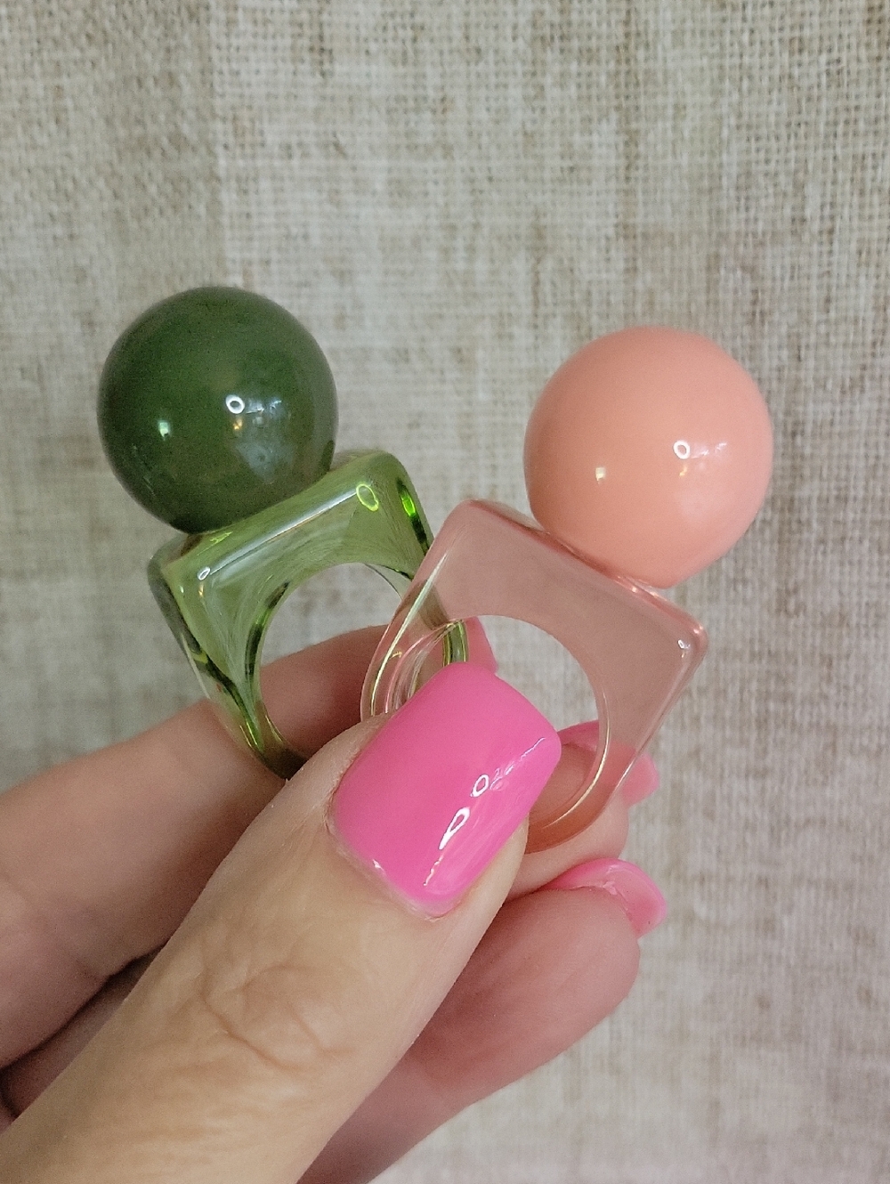 Funky Chunky Gumball Fashion Ring, Choice Of Color